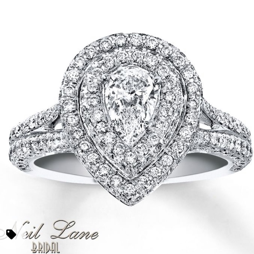 Neil lane pear engagement ring